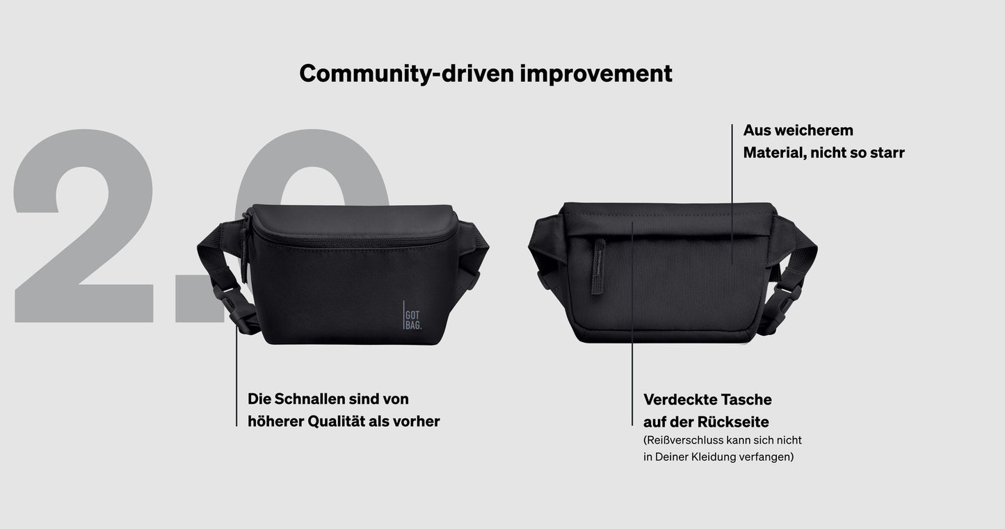 HIP BAG 2.0 - black