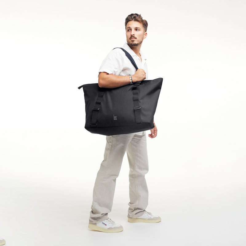 TOTE BAG LARGE monochrome Black