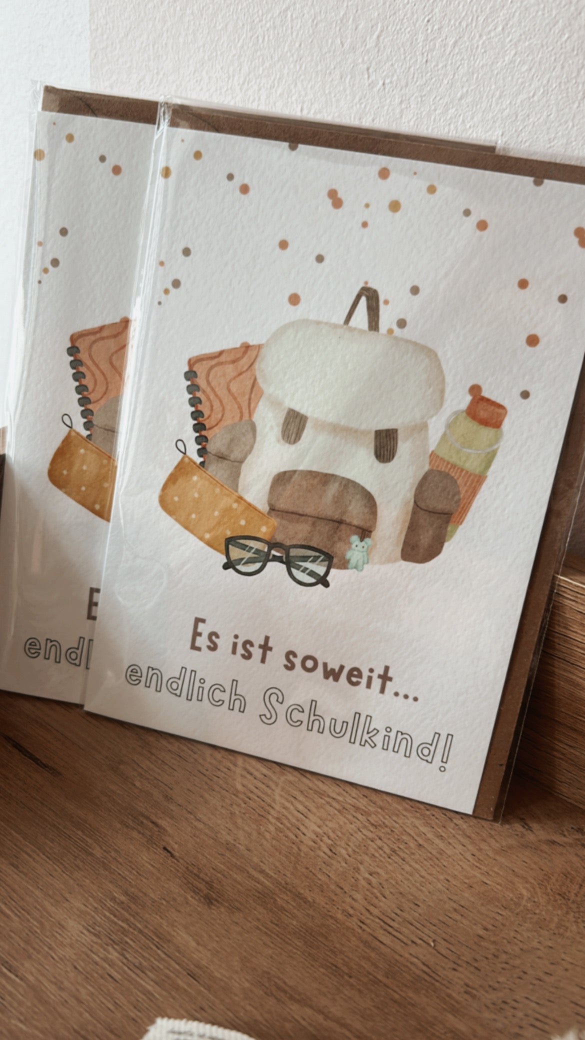Klappkarte "Endlich Schulkind"
