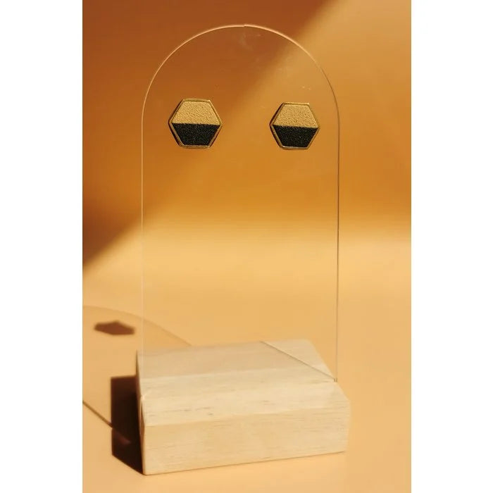 Ohrstecker aus Polymer Ton