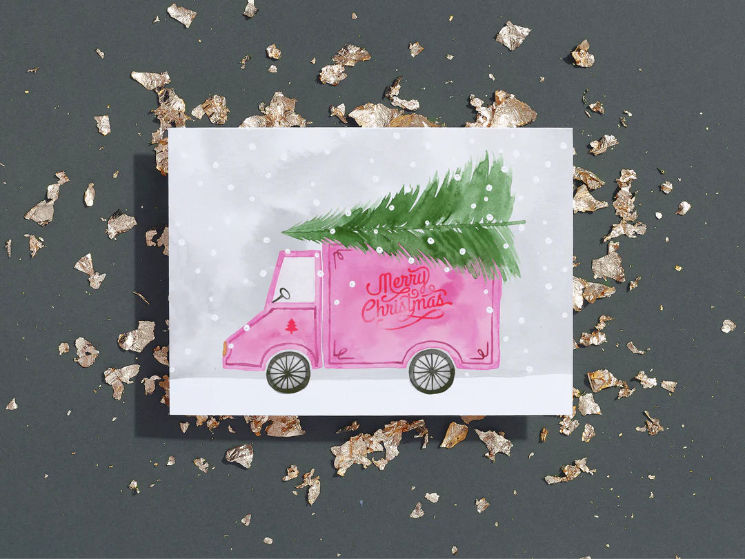 Grußkarte / Christmas Truck