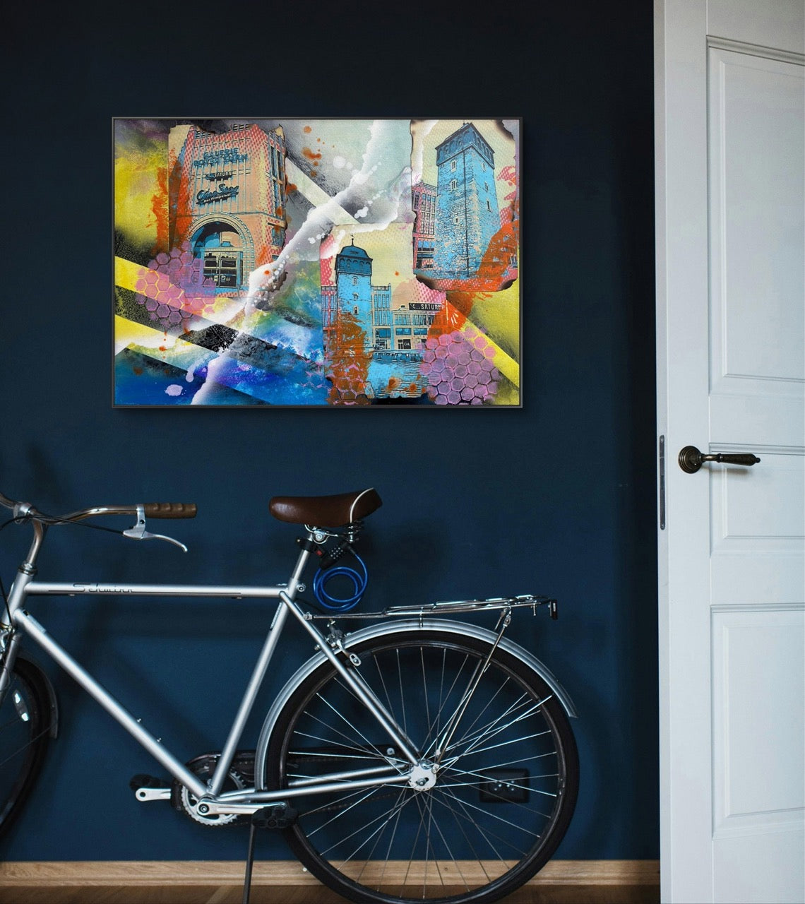 Poster "Roter Turm Chemnitz"