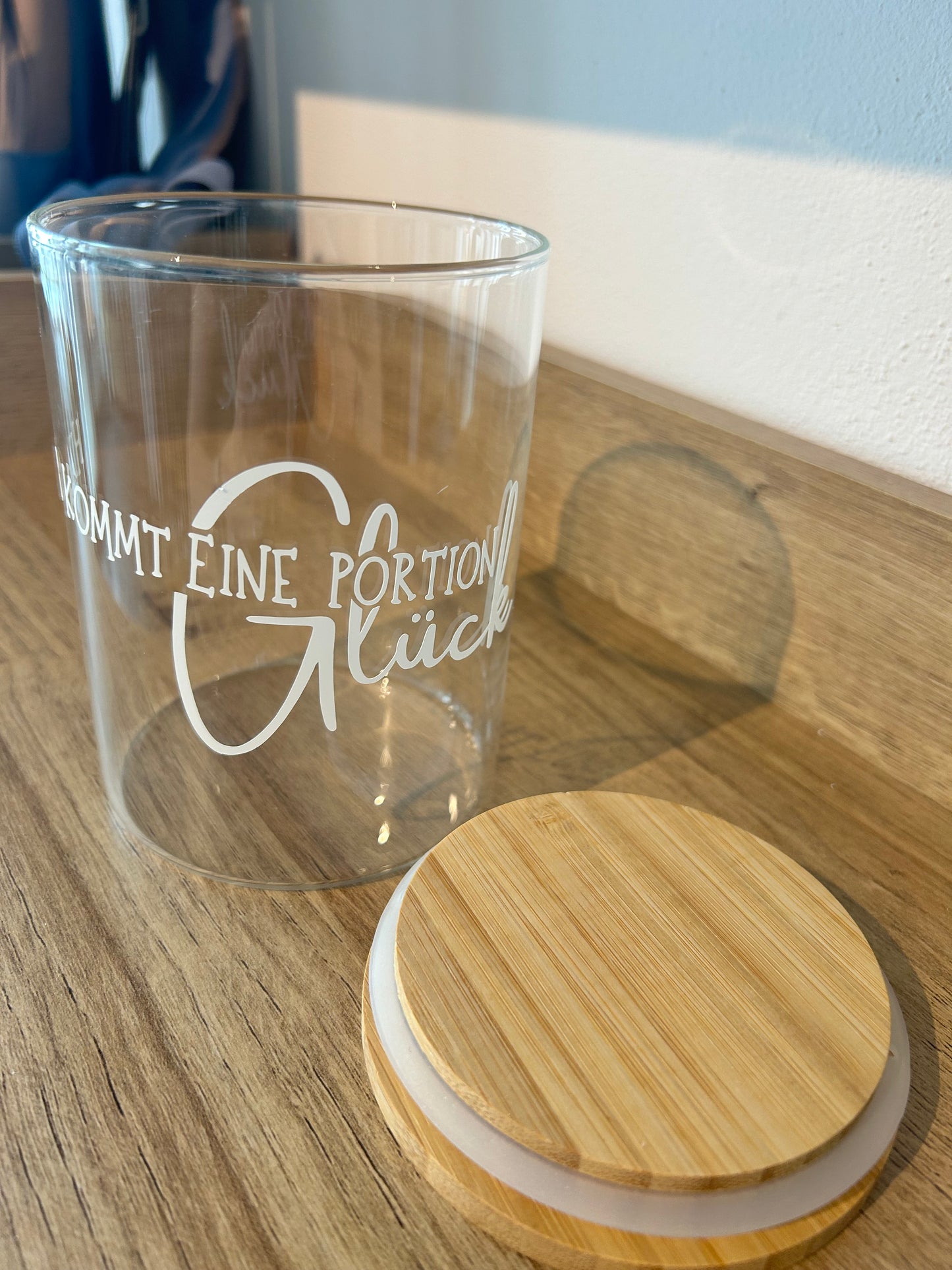 Vorratsglas 800 ml Glück