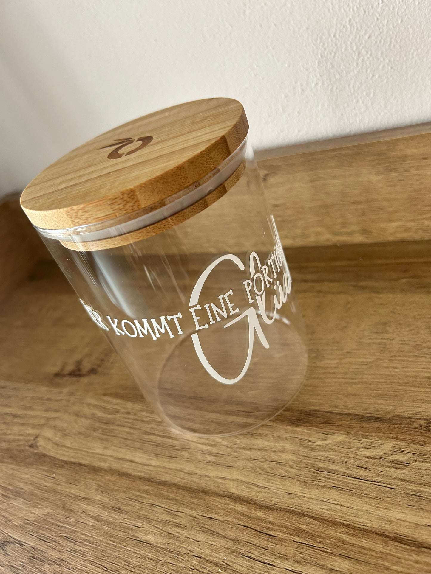 Vorratsglas 800 ml Glück