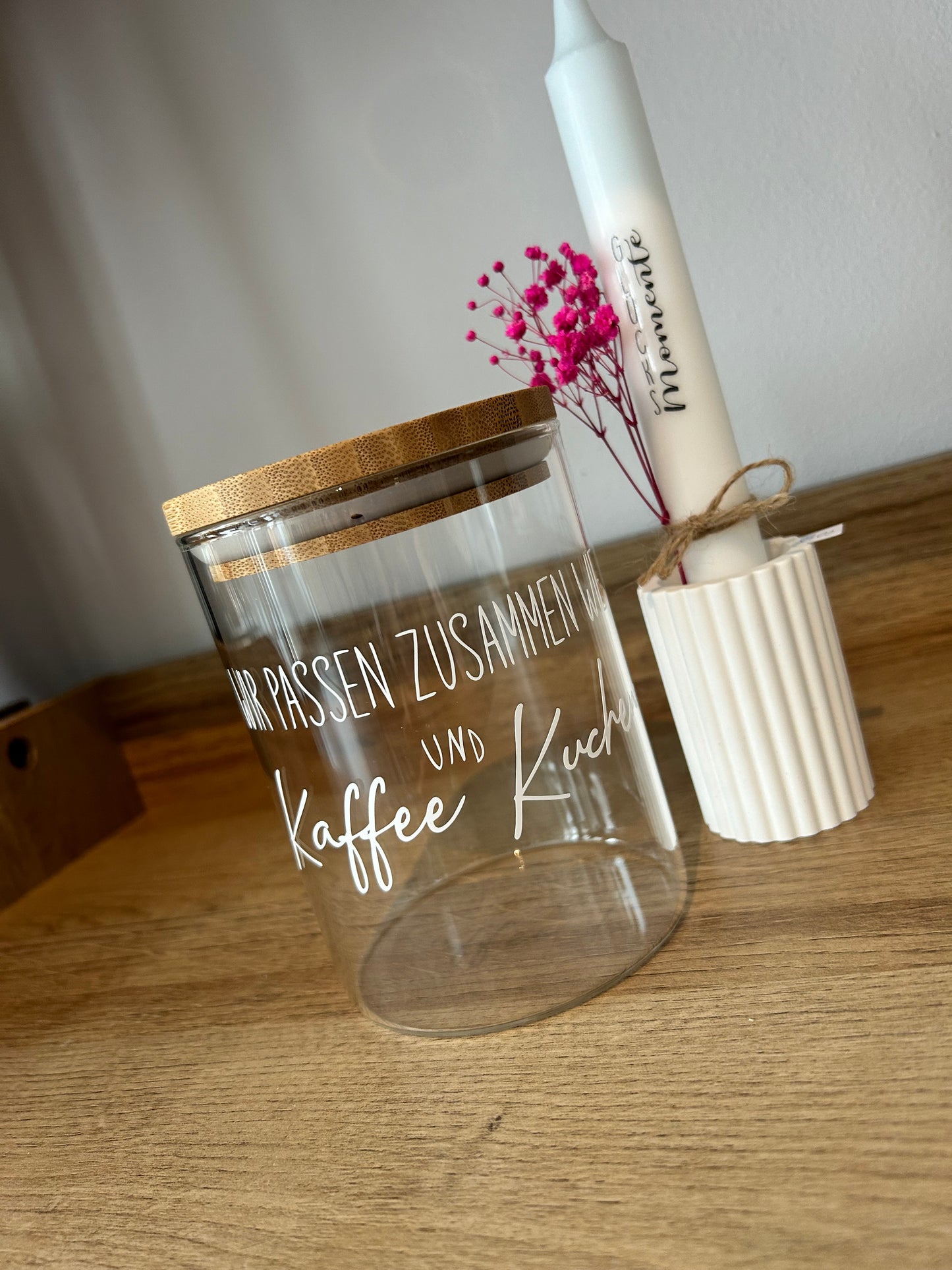 Vorratsglas 800 ml Kaffee und Kuchen