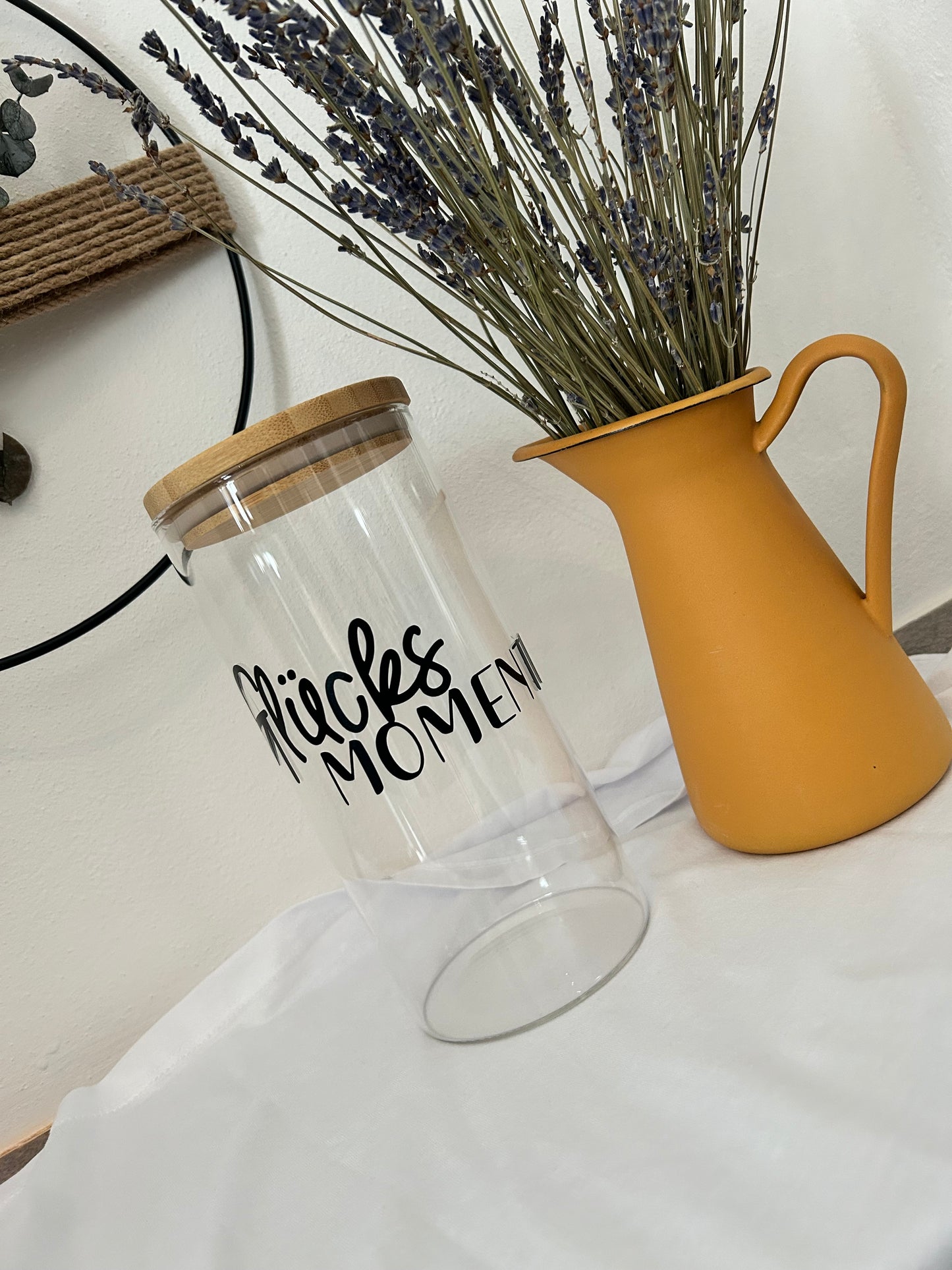 Vorratsglas 1300 ml Glücksmomente