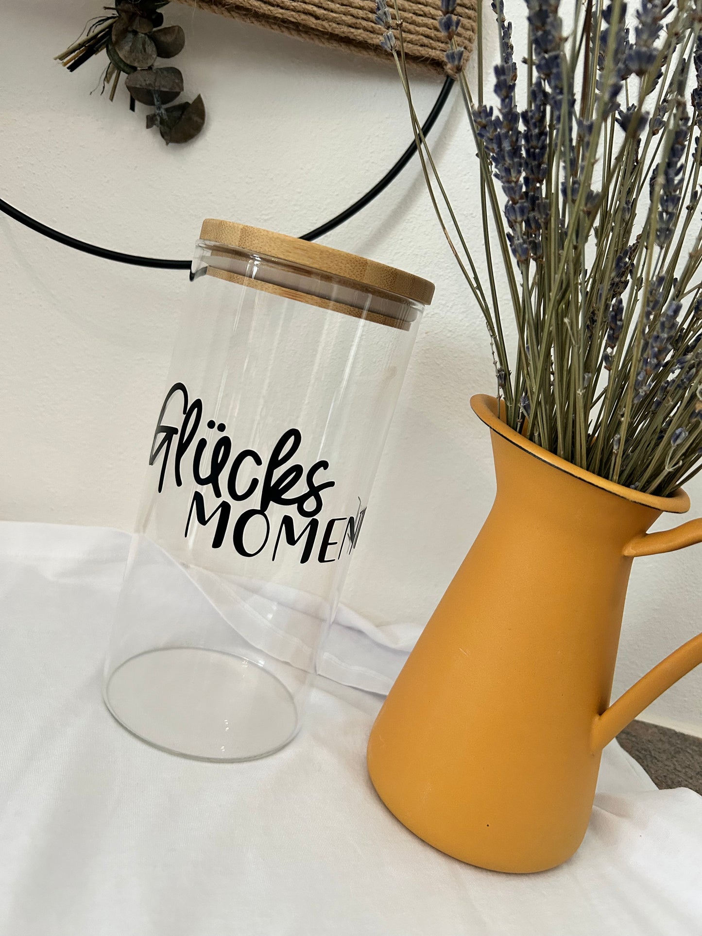 Vorratsglas 1300 ml Glücksmomente