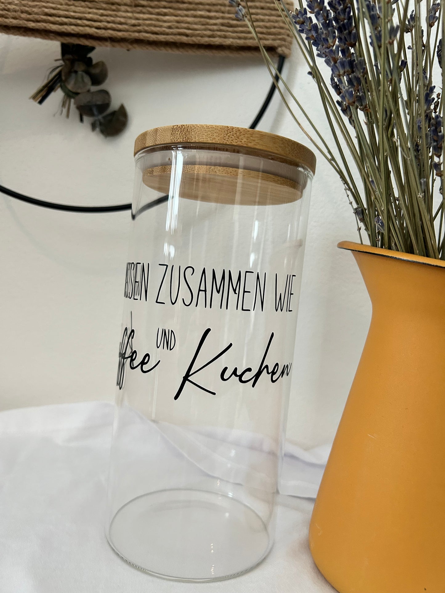 Vorratsglas 1300 ml Kaffee und Kuchen
