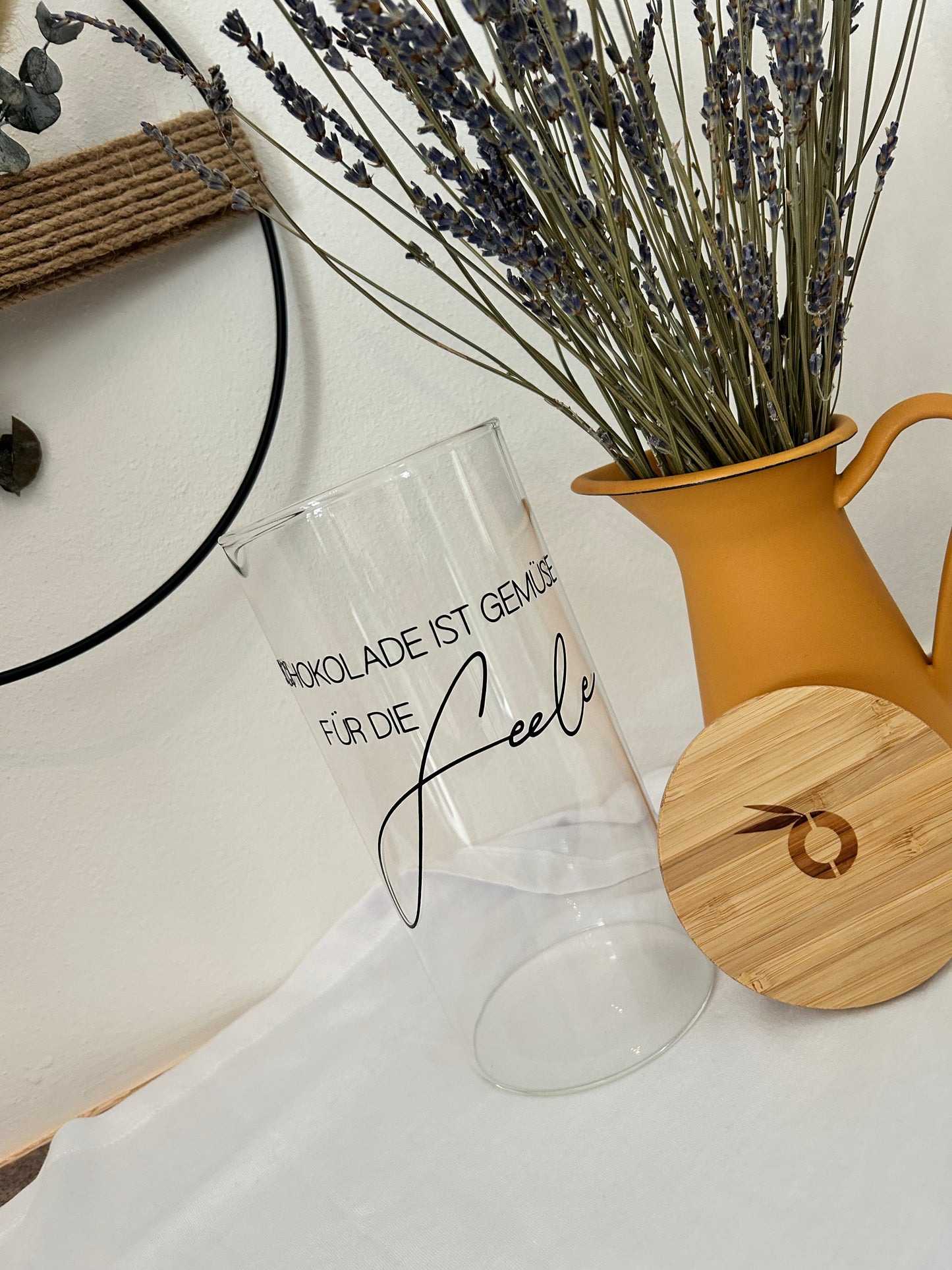 Vorratsglas 1300 ml Schokolade ist ….
