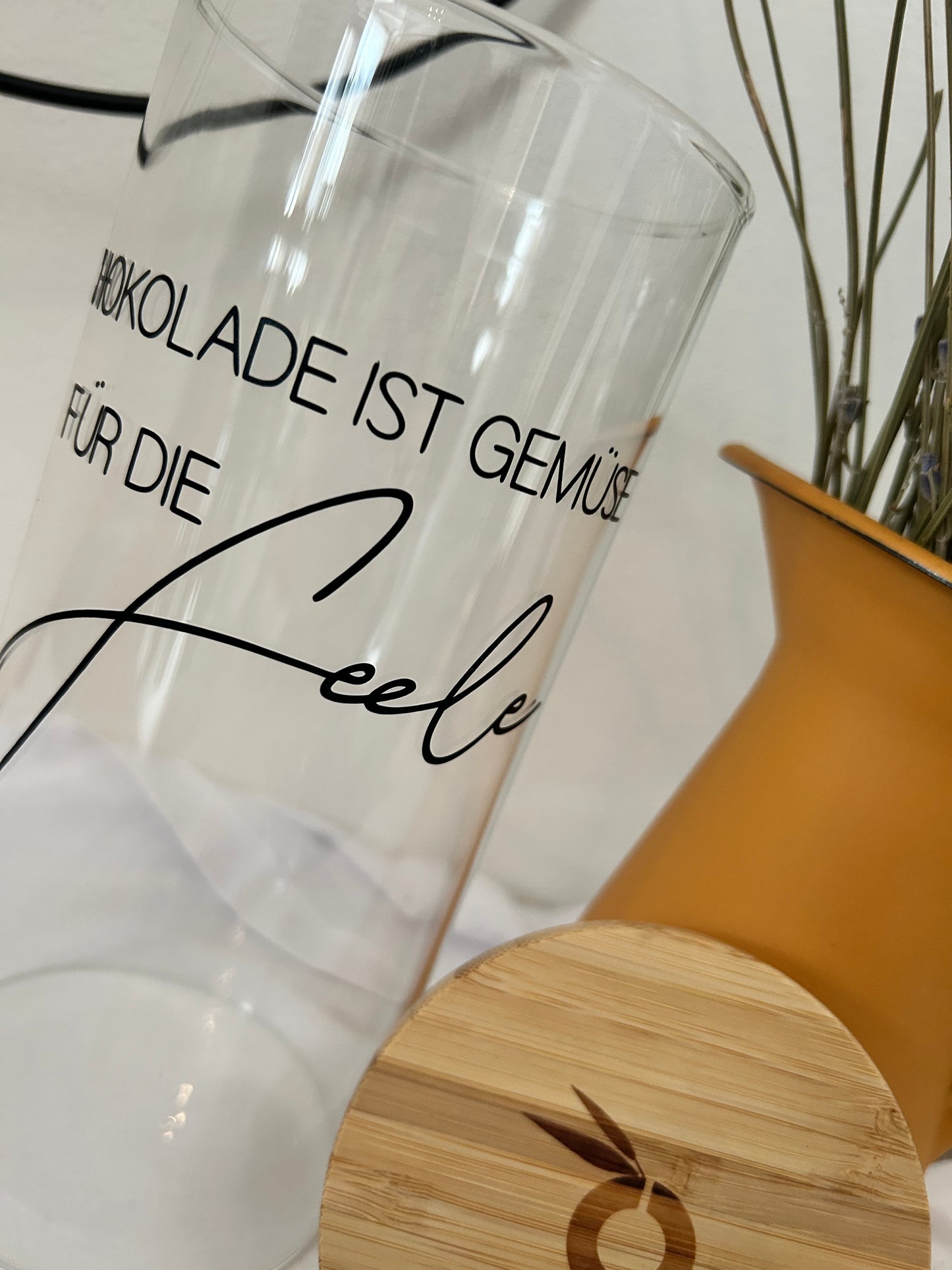 Vorratsglas 1300 ml Schokolade ist ….