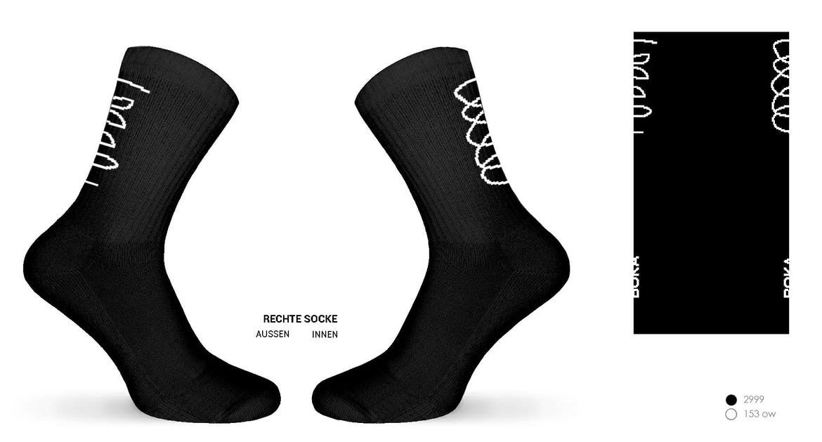 Grafische Tennissocken "Scribble Twister"