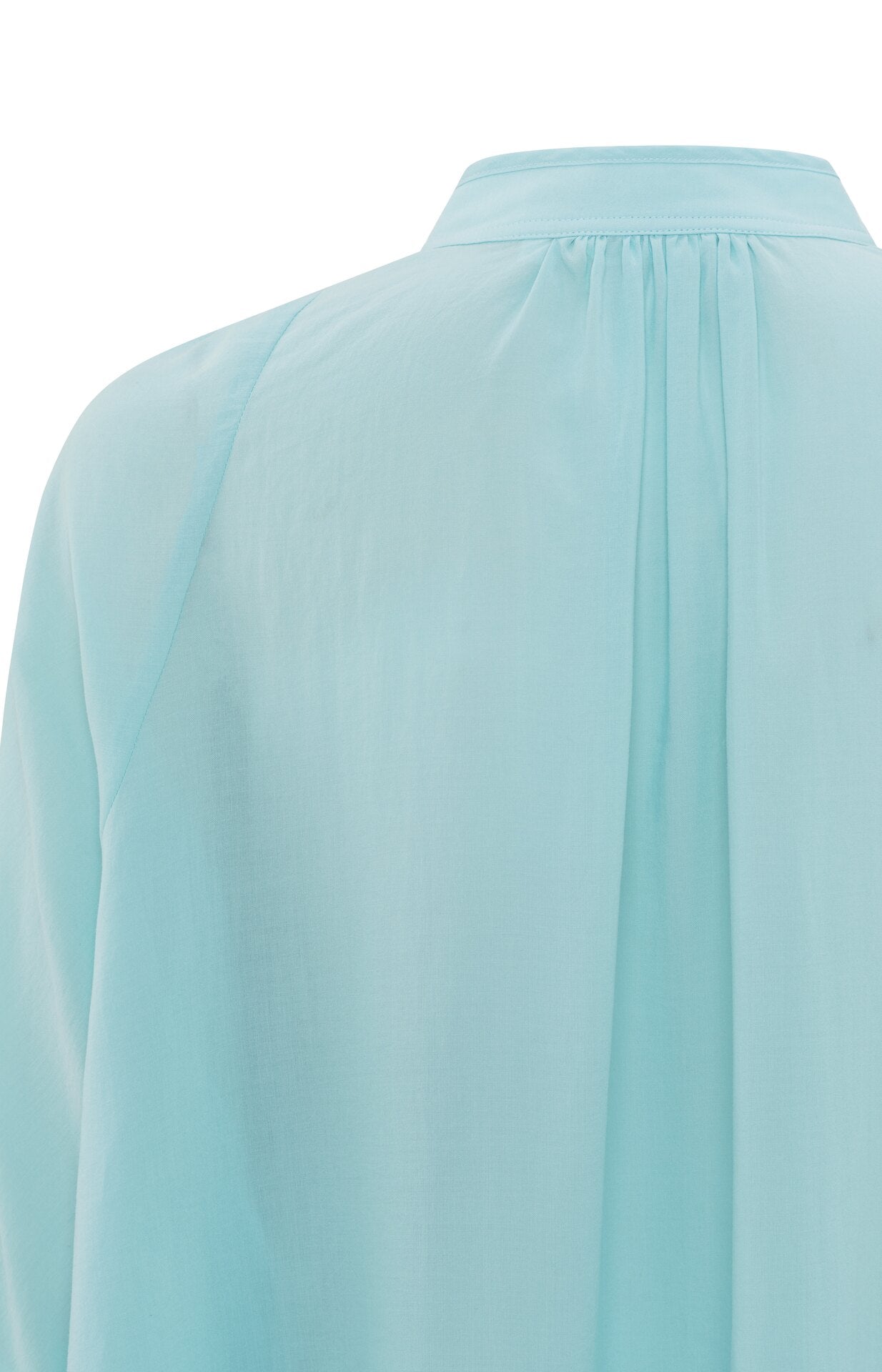 Oversize-Bluse mit V-Ausschnitt und Ballonärmeln