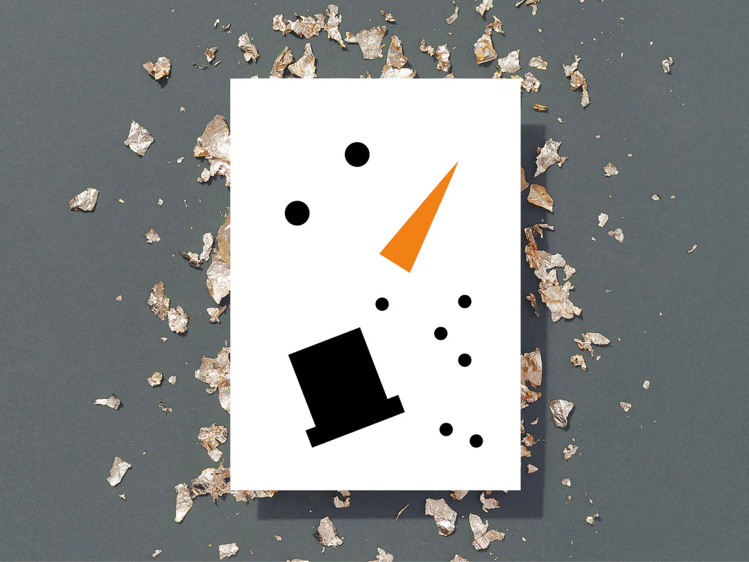 Grußkarte / Snowman