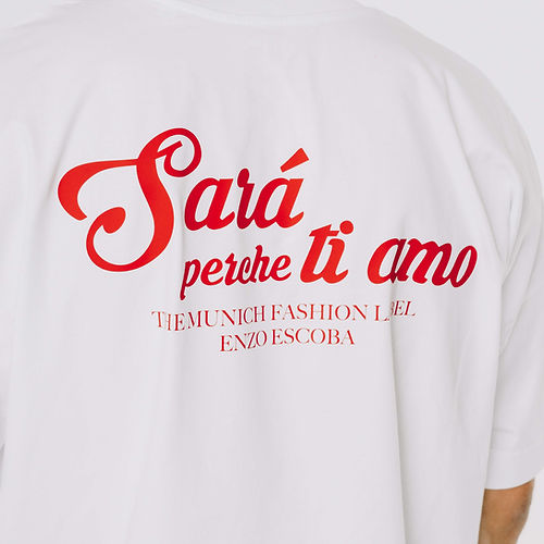 Boxy T-Shirt "EE TI AMO"