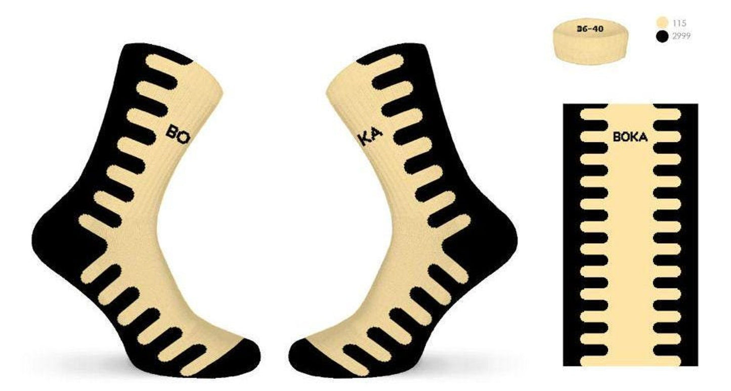 Grafische Tennissocken "Zipper"