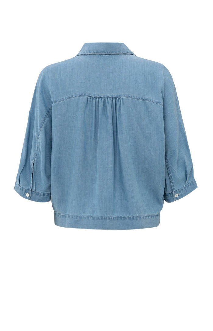 Leichte Chambraybluse