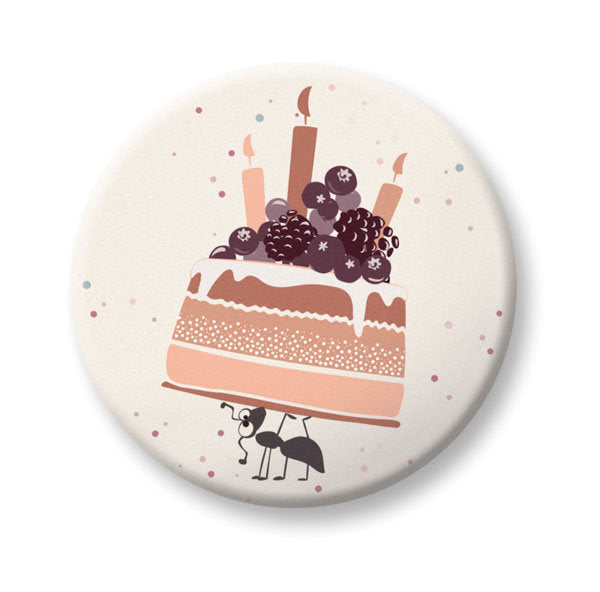 Magnet Geburtstagskuchen mit Lanzelot