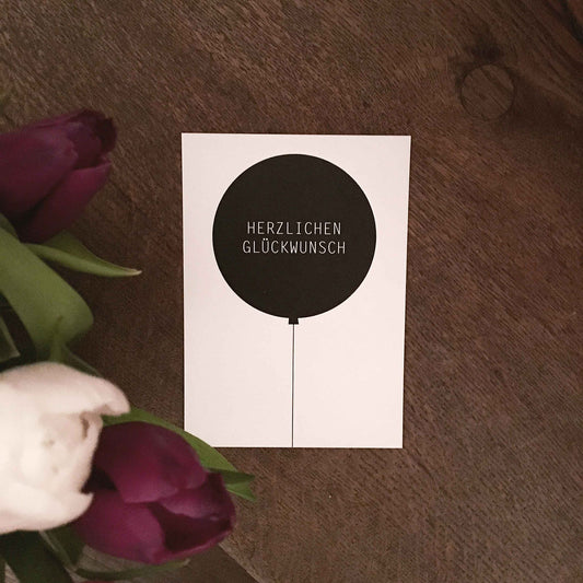 Postkarte - Herzlich