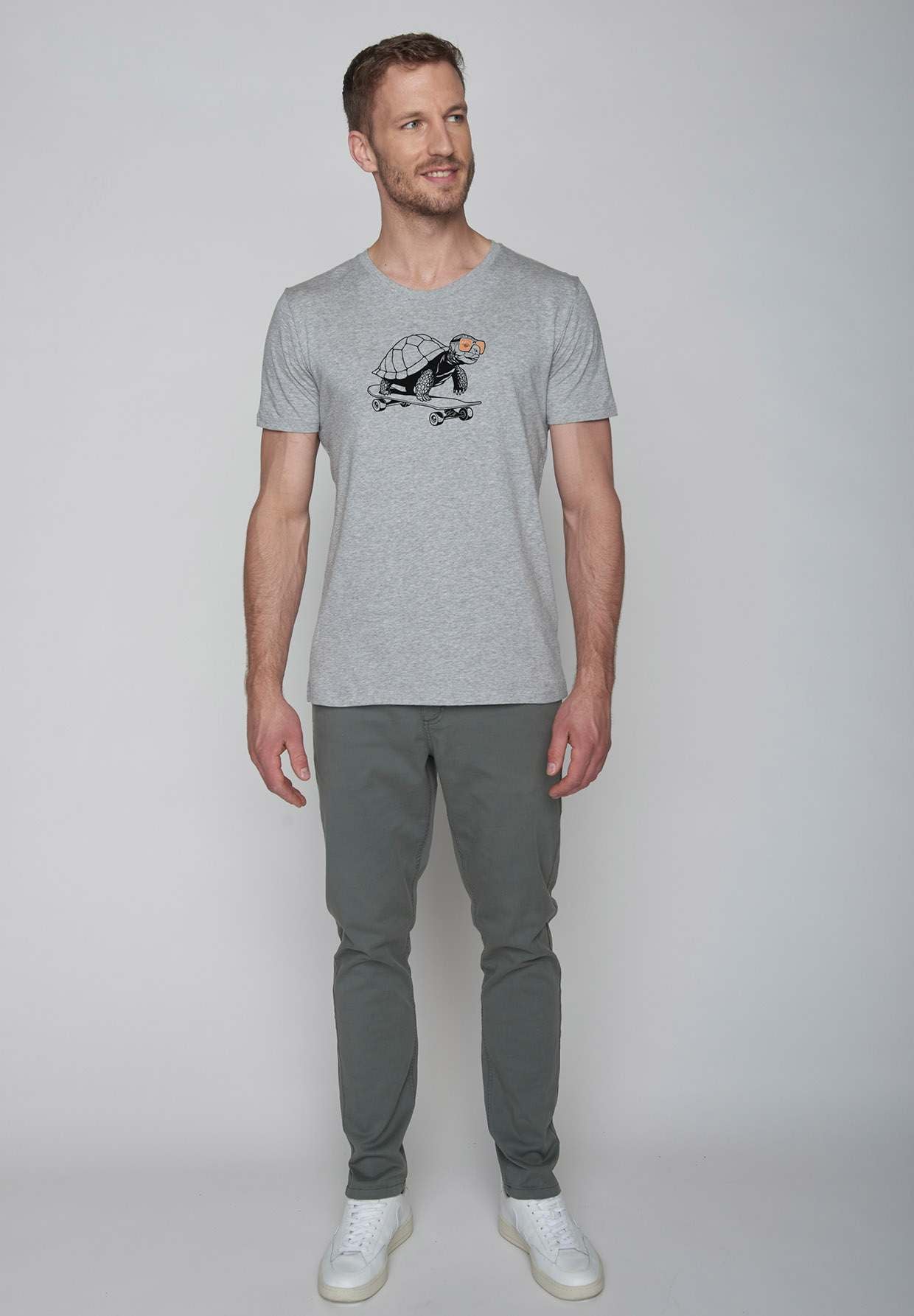 Animal Turtle Roll On Guide Heather Grey