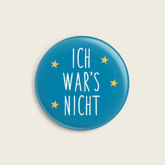 Button "Ich wars nicht"