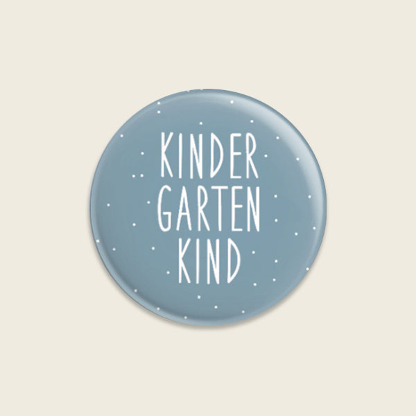 Button Kindergartenkind, blau