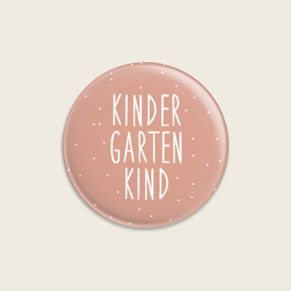 Button Kindergartenkind, rosa