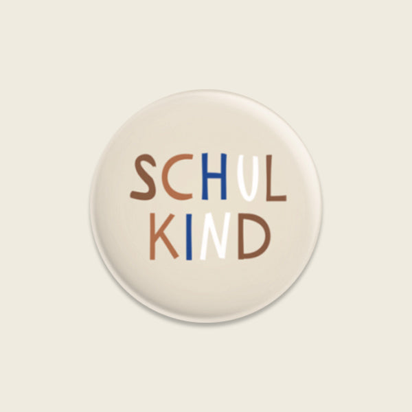 Button "Schulkind", vierfarbig