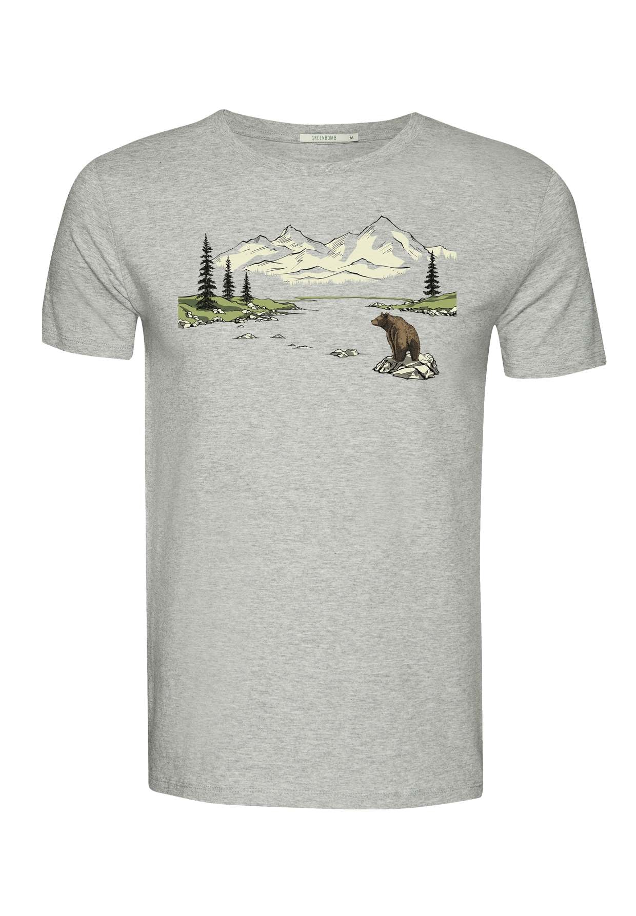 Nature Bear Sitting Guide Heather Grey