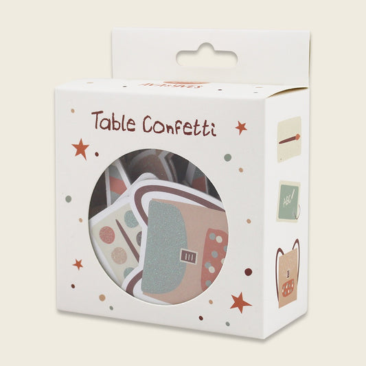 Table Confetti zur Einschulung mit Glitzereffekt