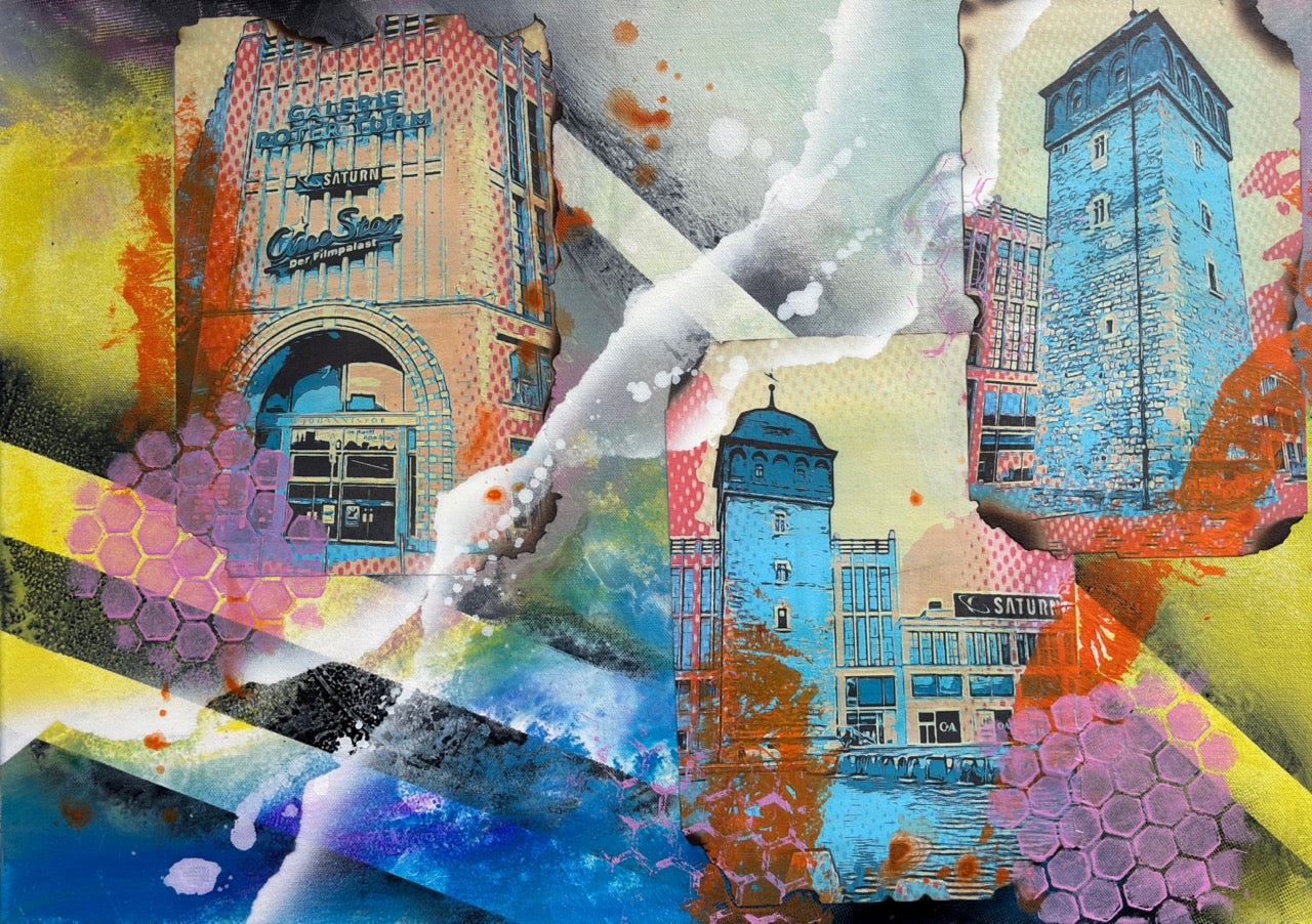 Poster "Roter Turm Chemnitz"