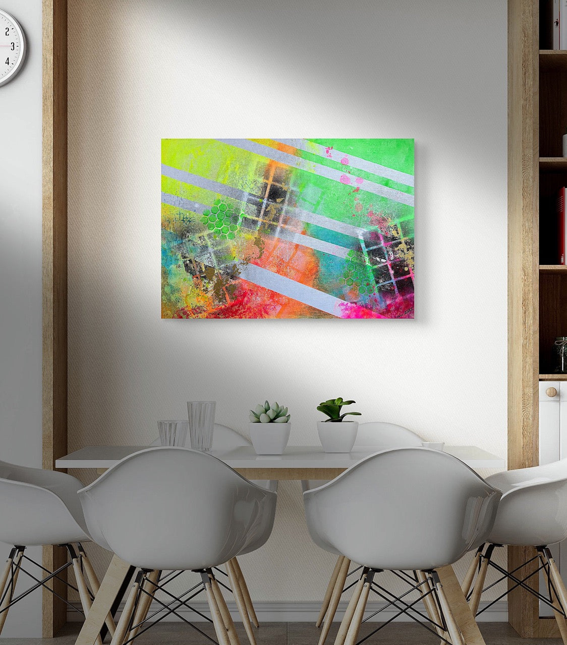 Schwarzlicht Fluoreszierender Regenbogen