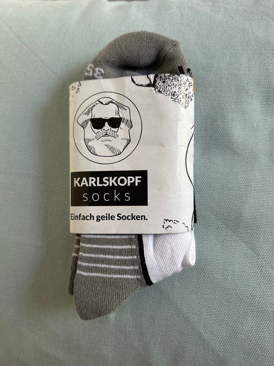 Karlskopf BASICS – Socken weiß