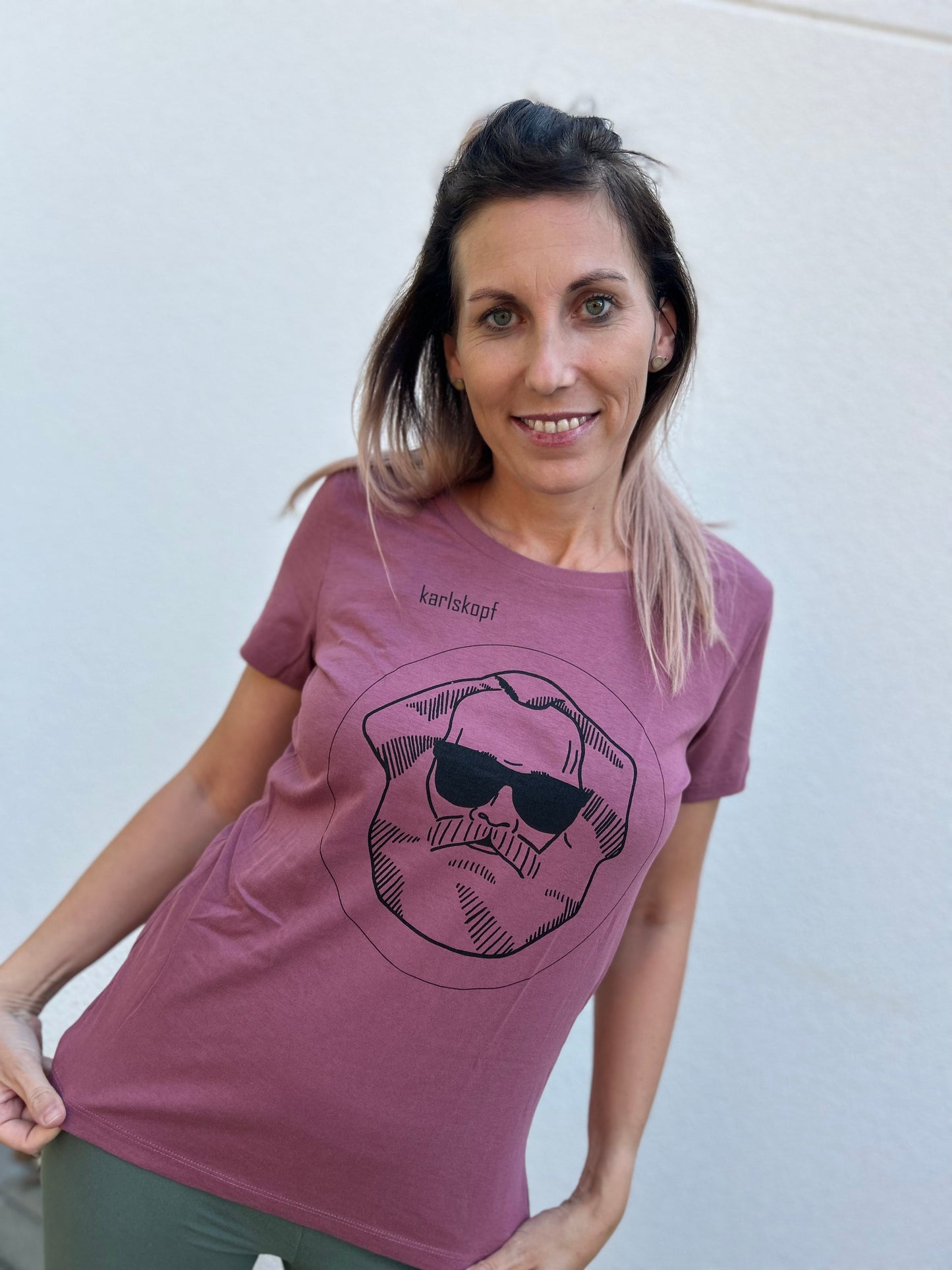 LOGO – Damen T-Shirt Lila
