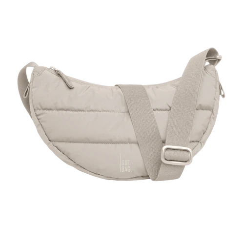 PUFFER MOON BAG SMALL scallop monochrome