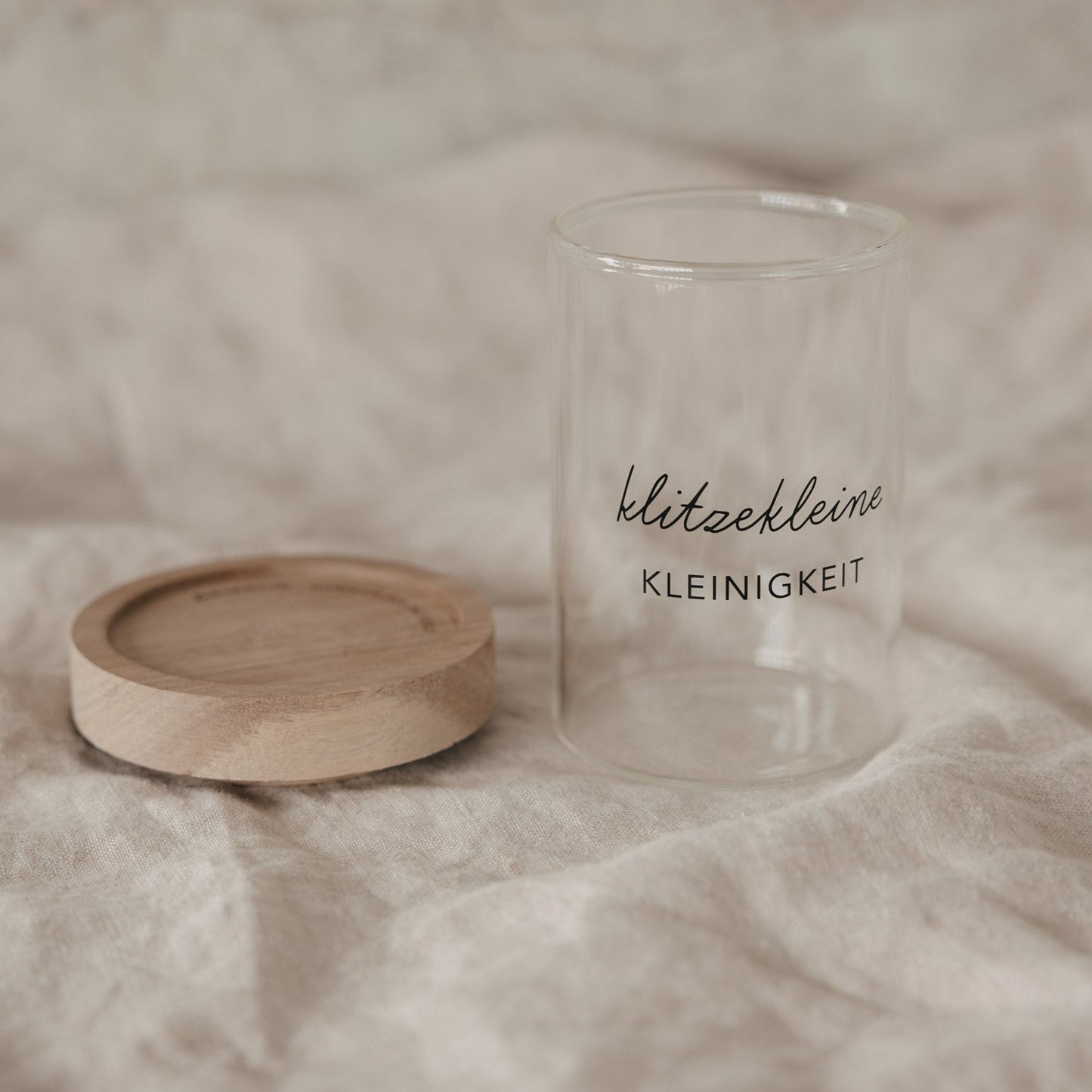 Mini Vorratsglas Kleinigkeit schwarz