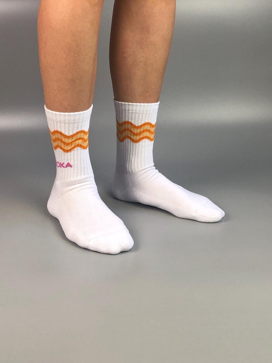 Grafische Tennissocken "Wavy"