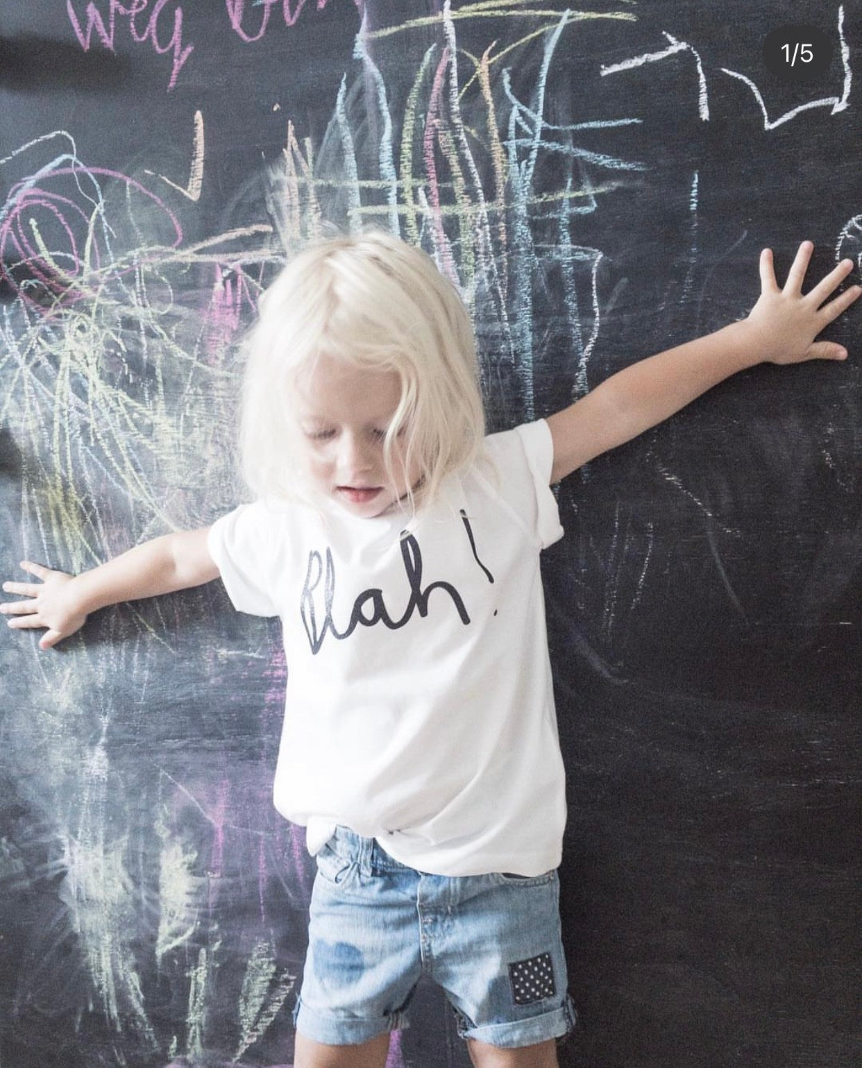 BLAH! KIDS schwarzer Print