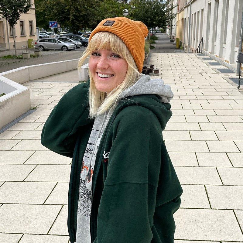 Beanie Orangefarben