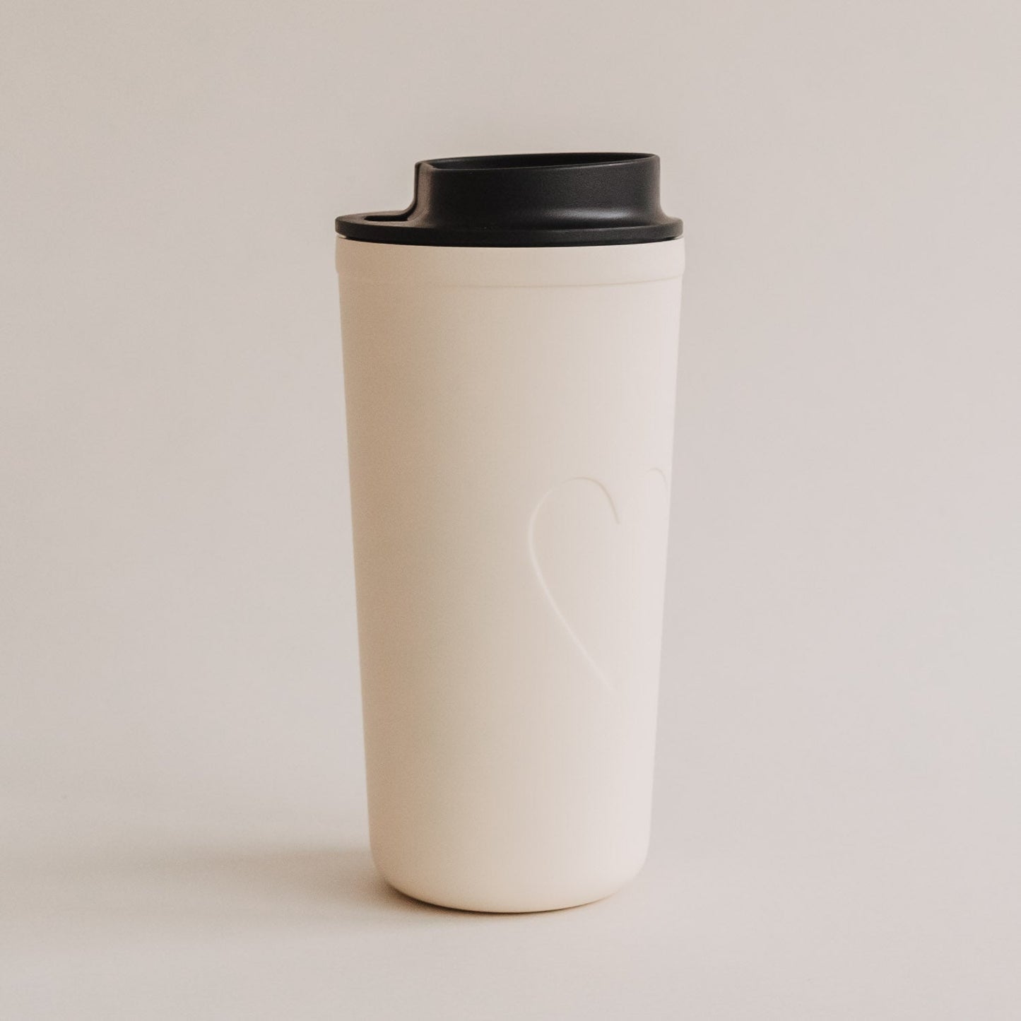 To go Becher Herz creme